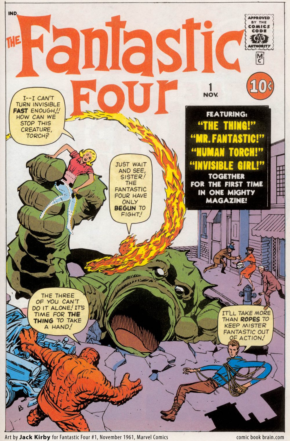 Fantastic Four #1, cover