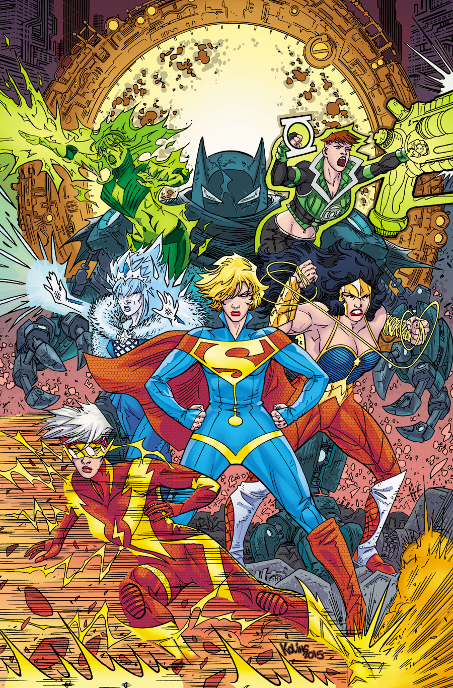 Justice League 3001 #8, cover