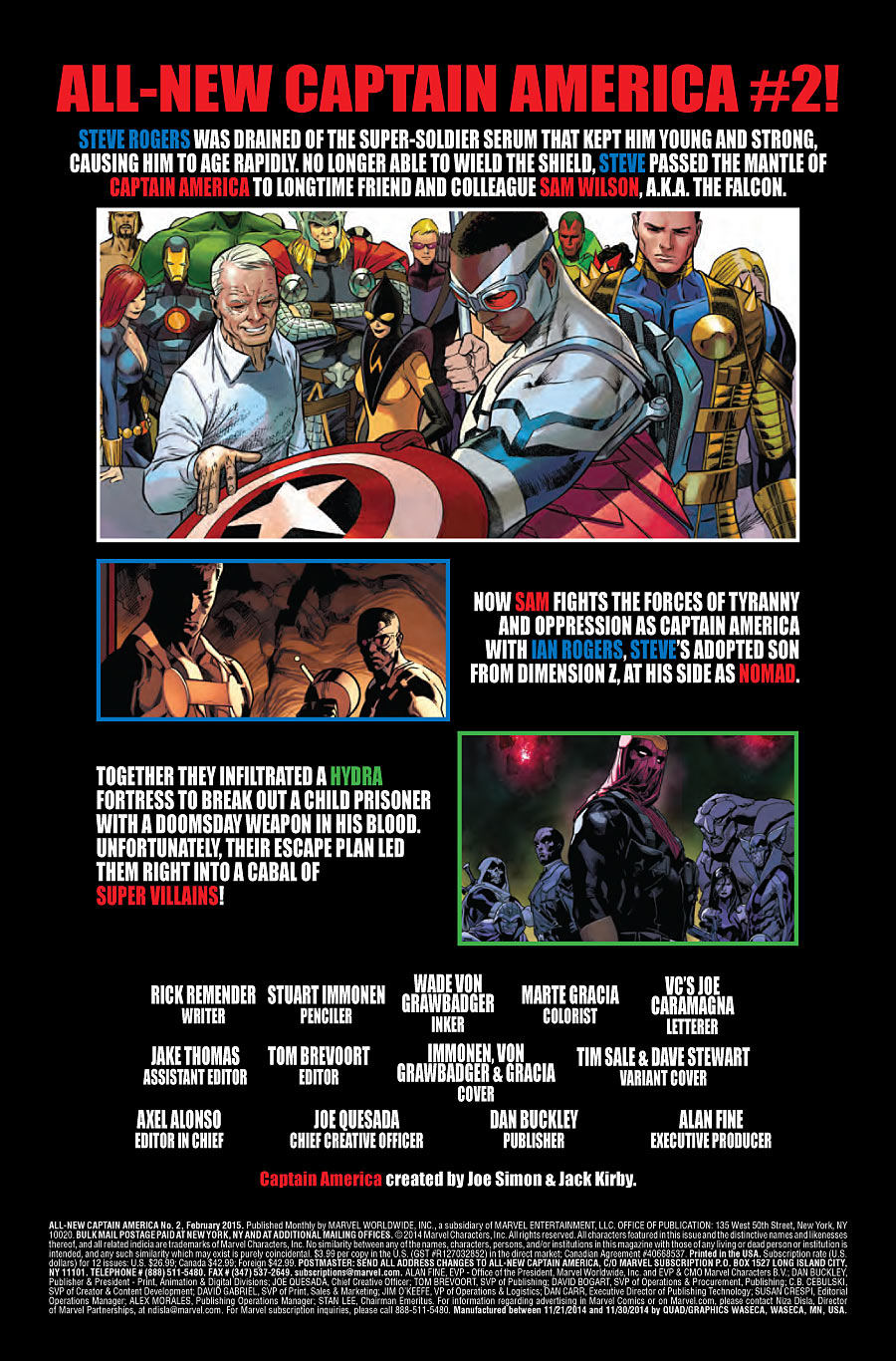 All-New Captain America #02, intro