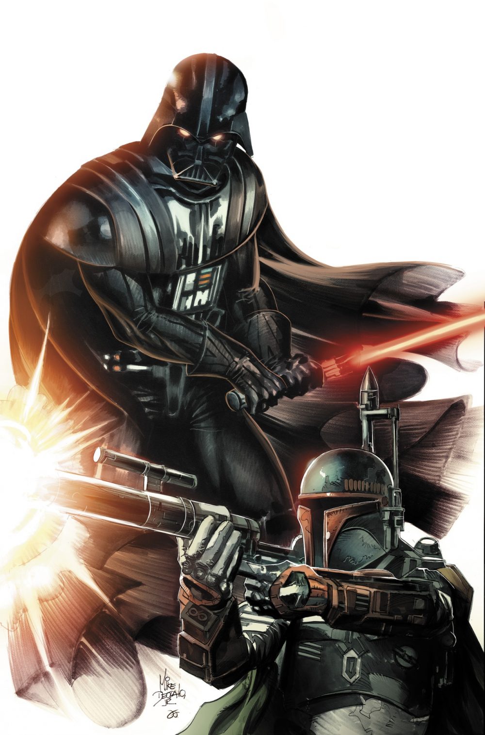 Star Wars #1, variant cover di Mike Deodato Jr. - colori di Frank Martin