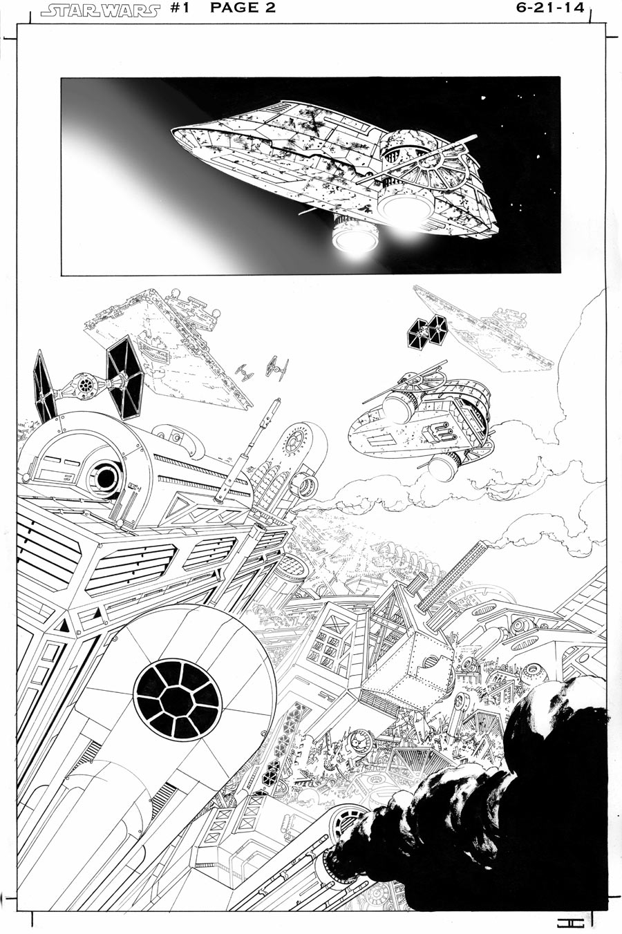 Star Wars #1, pag. 2 a china