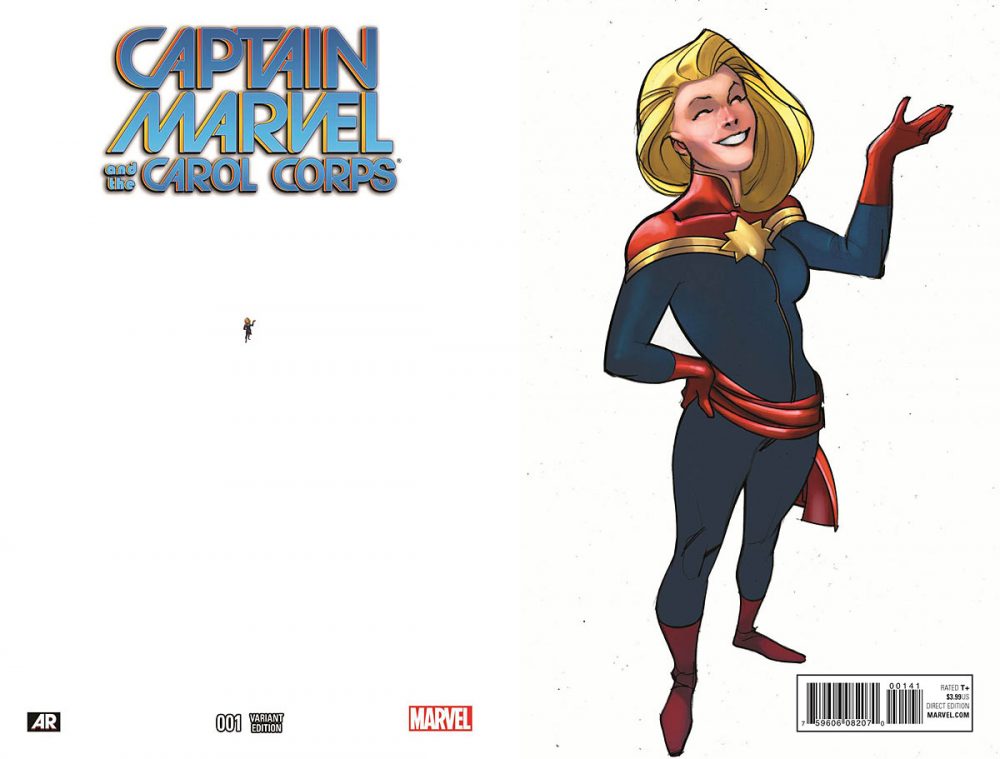 Captain Marvel and The Carol Corps #1, variant cover B