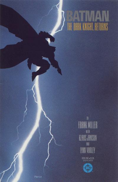 Dark Knight Returns, copertina di Frank Miller