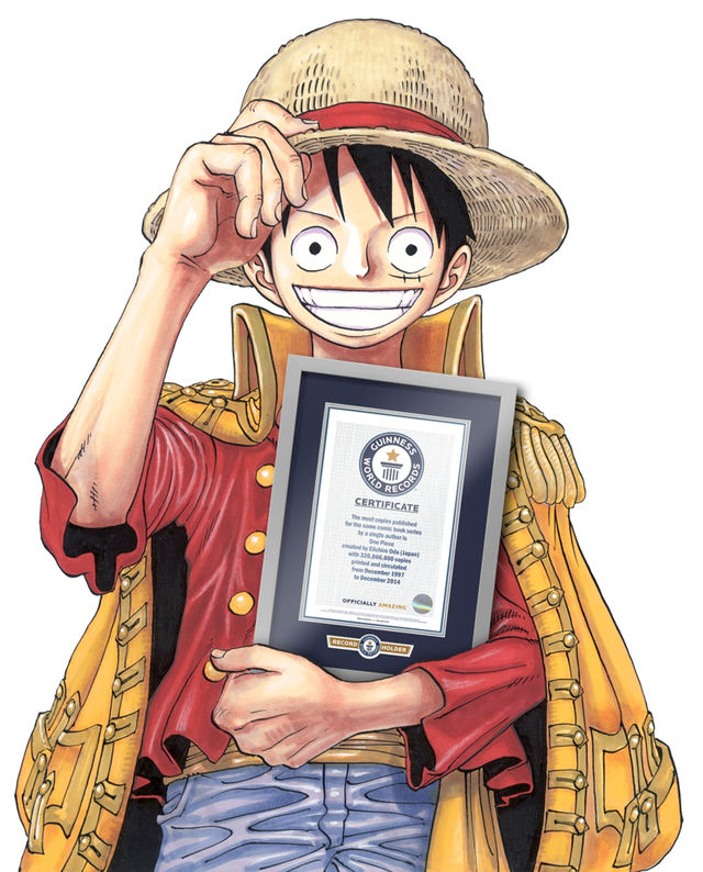 One Piece nel Guinness dei Primati