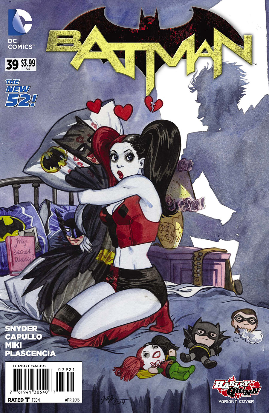 Batman #39 - Harley Quinn variant cover di Jill Thompson