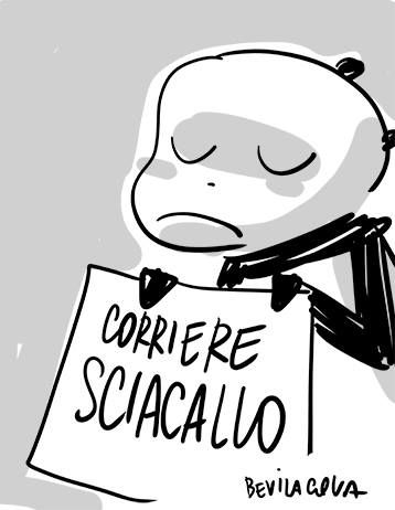 La vignetta di protesta di Bevilacqua