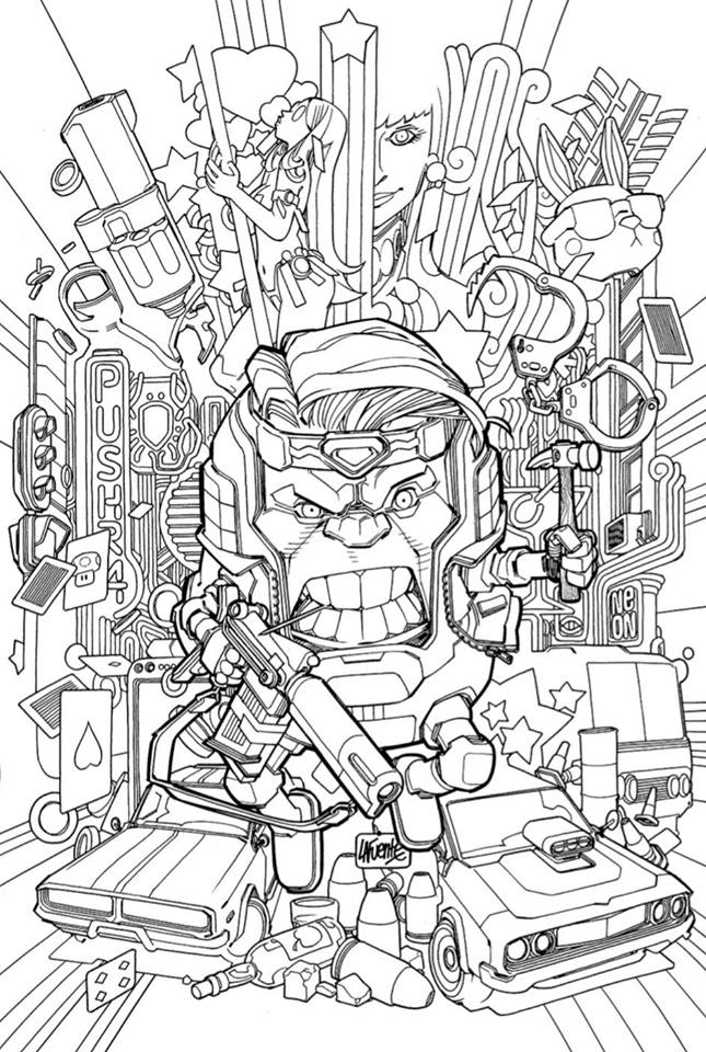 MODOK: Assassin #1, cover b/n