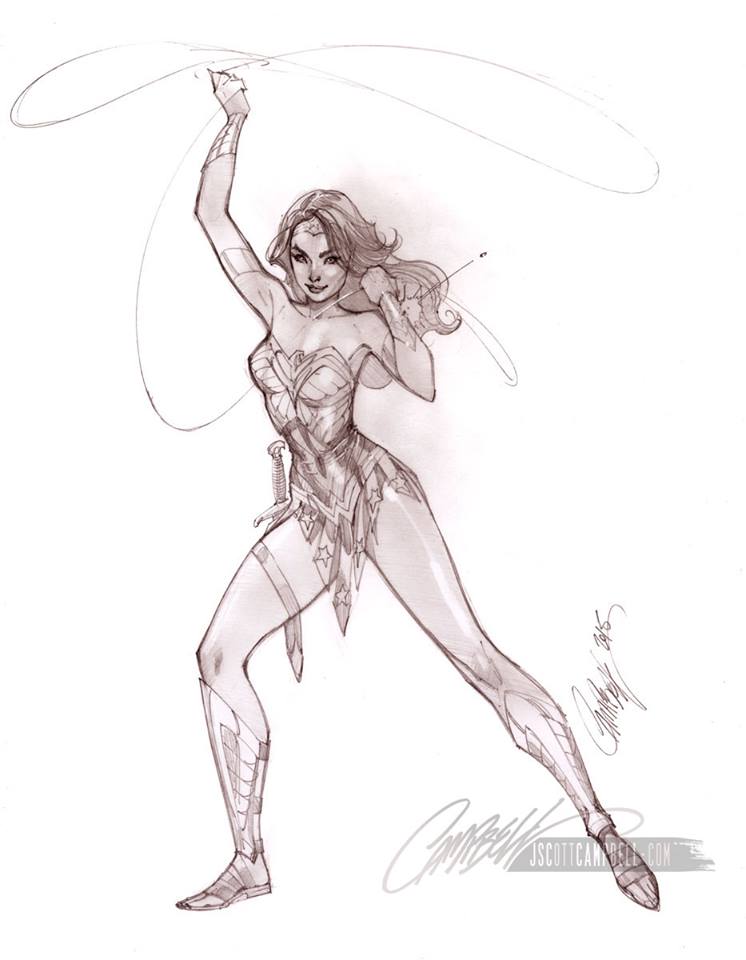 Wonder Woman di J. Scott Campbell 02