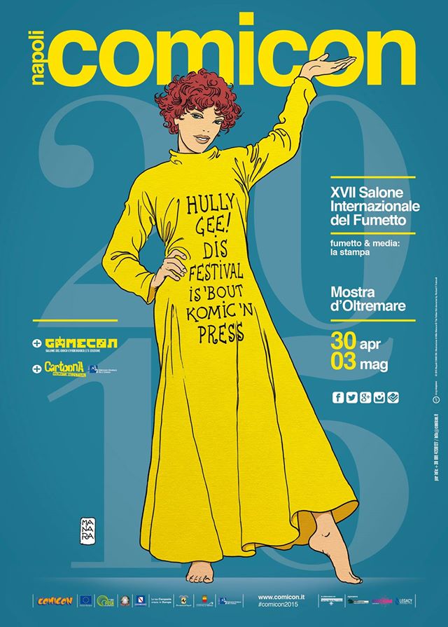 Napoli COMICON: manifesto di Milo Manara