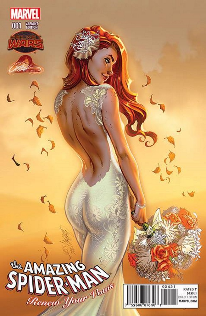 Amazing Spider-Man: Renew Your Vows #1, variant cover di Jeff Scott Campbell e Nei Ruffino