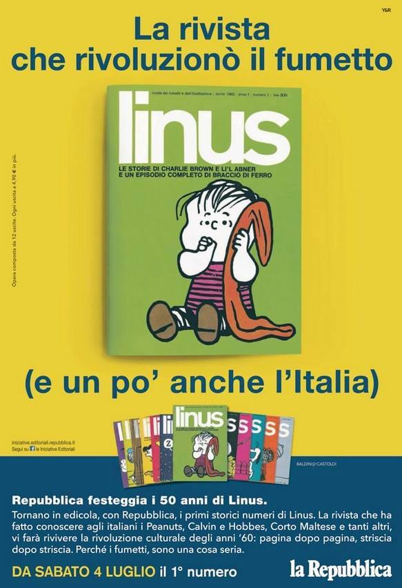 Linus con La Repubblica