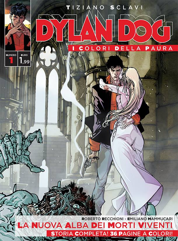 Dylan Dog: I colori della paura 1, copertina di Carmine Di Giandomenico