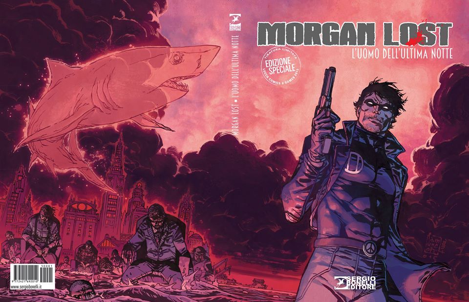 Morgan Lost 1: L'uomo dell'ultima notte, variant cover di Giuseppe Camuncoli