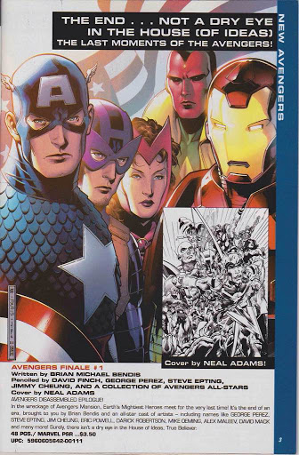 Marvel Previews 2004 Avengers Jim Cheung