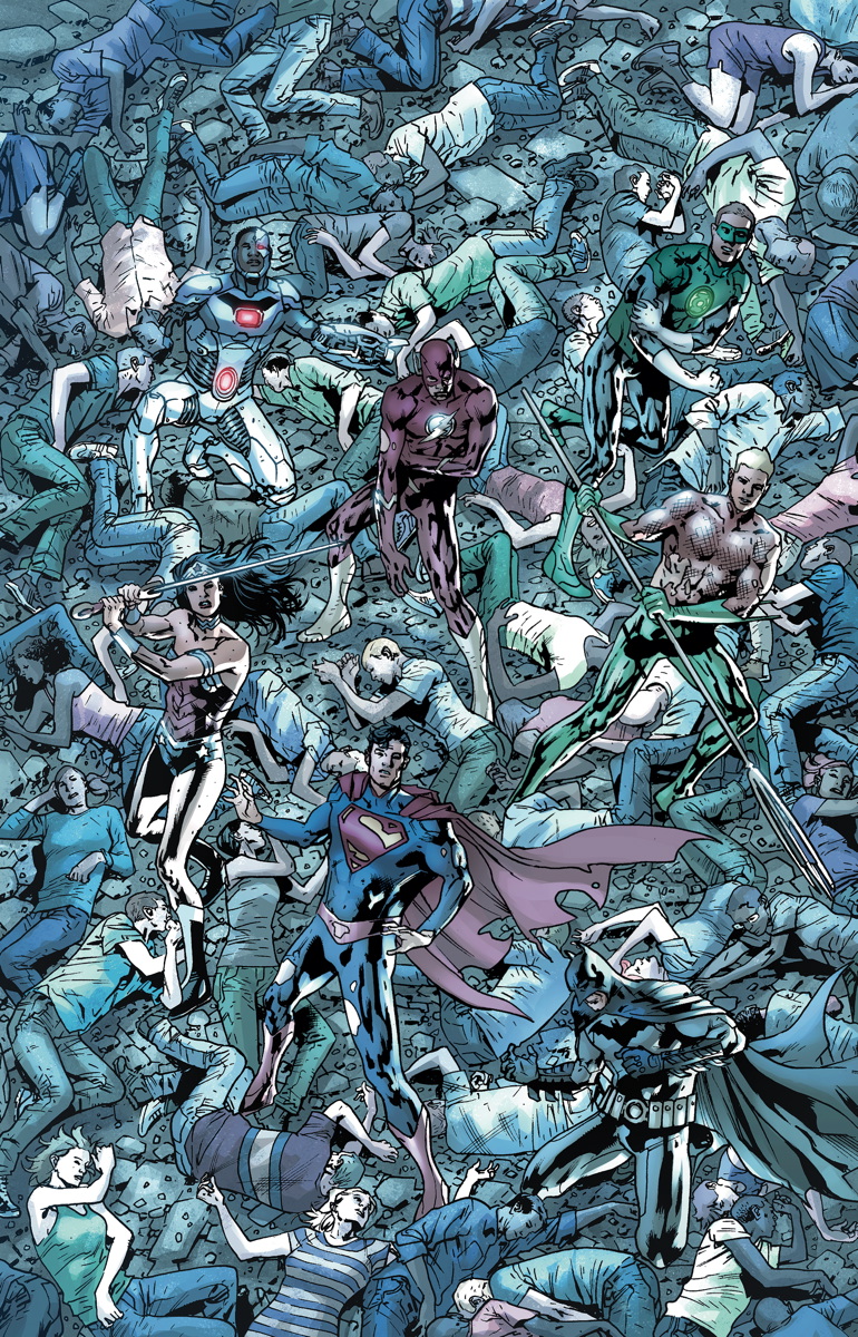 JLA #9, cover