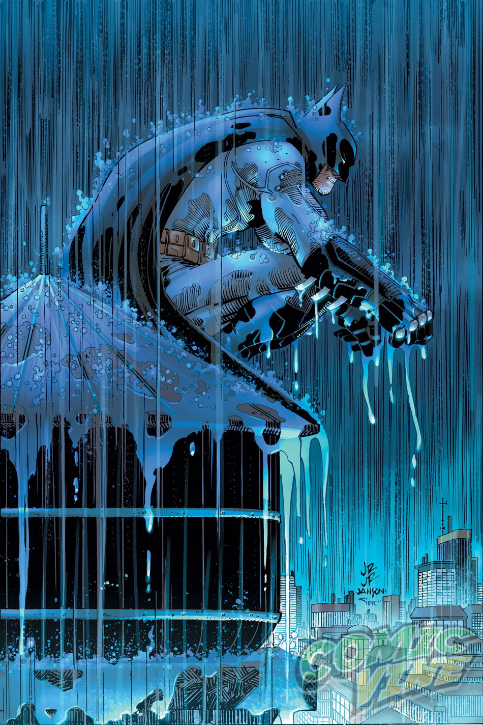 Batman #51, variant cover di John Romita Jr., Klaus Janson e Alex Sinclair