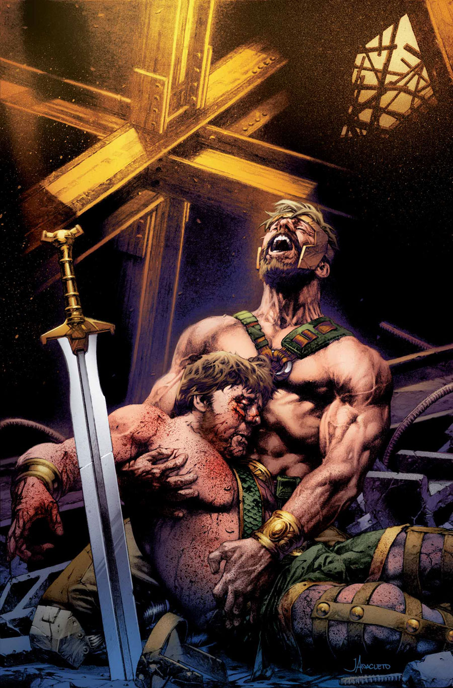 Hercules #4, copertina di Jay Anacleto