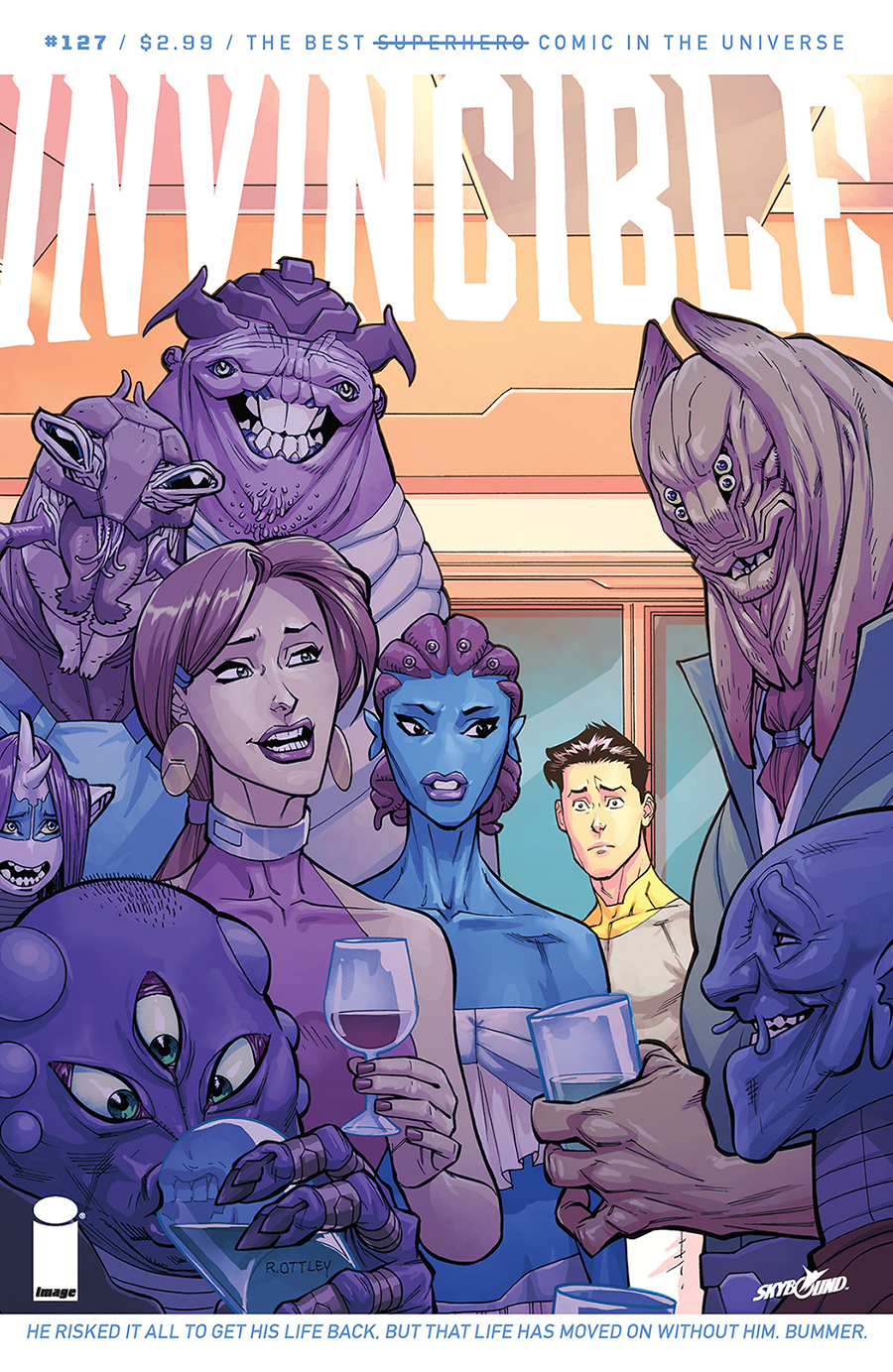 Invincible #127, copertina di Cory Walker