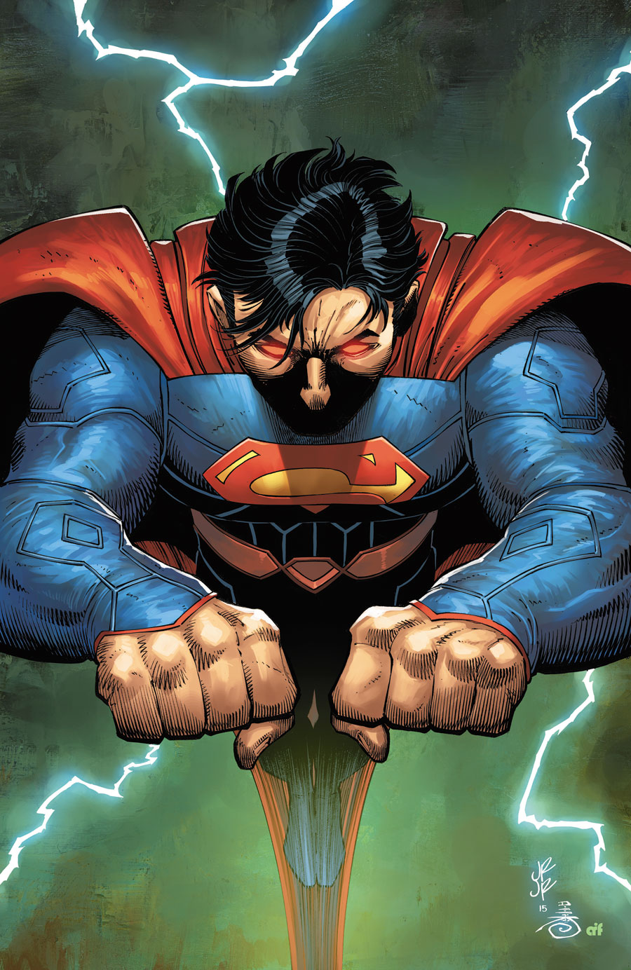 Superman #51, copertina di John Romita Jr.