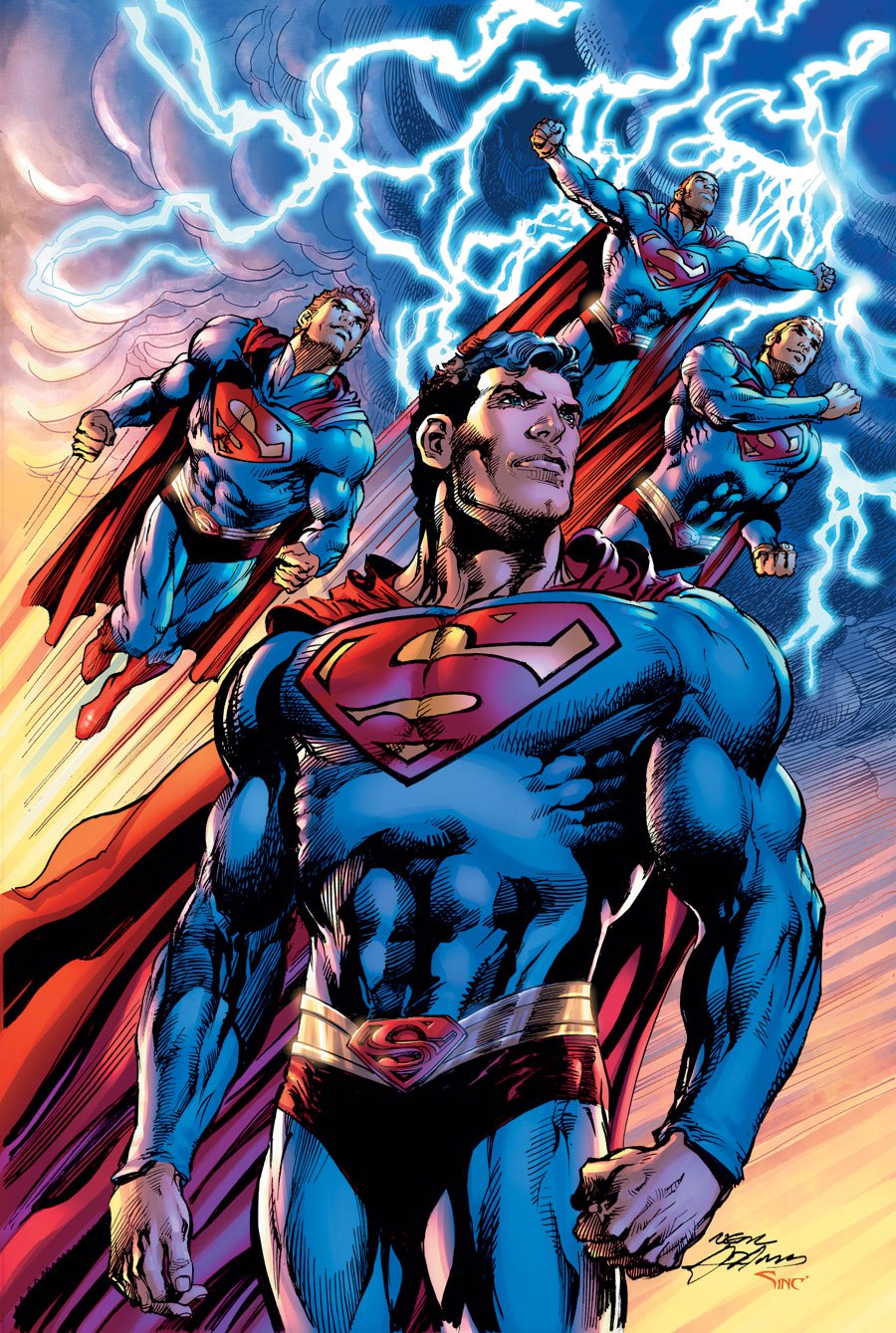 The Coming of the Supermen #1, copertina di Neal Adams