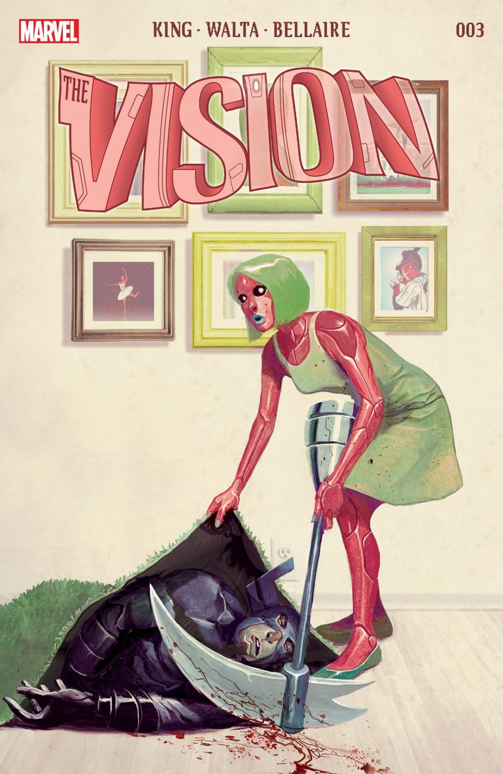 Vision #3, copertina di Mike Del Mundo