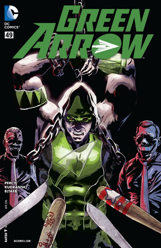 Green Arrow #49, copertina di Szymon Kudranski 