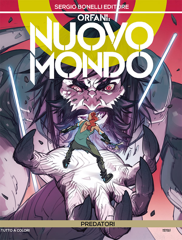 Orfani - Nuovo Mondo 5: Predatori, copertina di Matteo De Longis