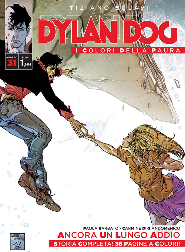 Dylan Dog - I colori della paura 31: Ancora un lungo addio, copertina di Carmine Di Giandomenico