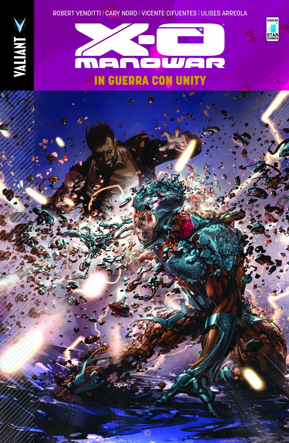 X-O Manowar vol. 5: In guerra con Unity, copertina