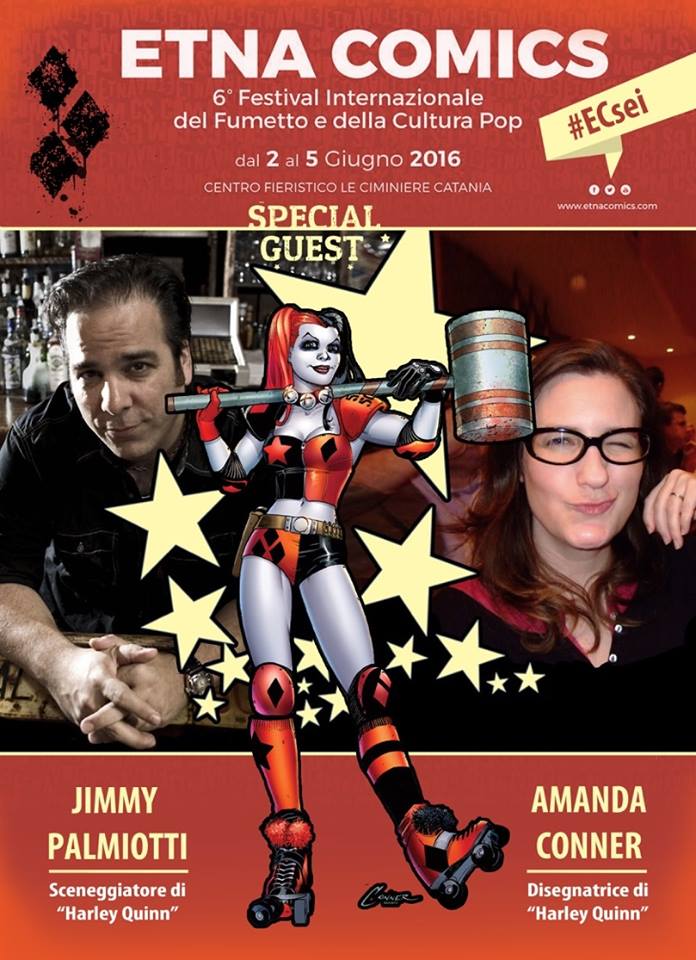 Amanda Conner e Jimmy Palmiotti a Etna Comics 2016