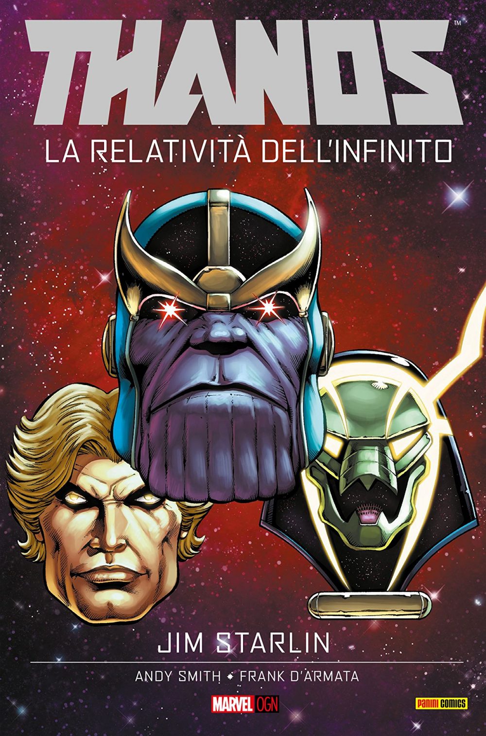 Thanos: La relatività dell'Infinito, copertina di Jim Starlin