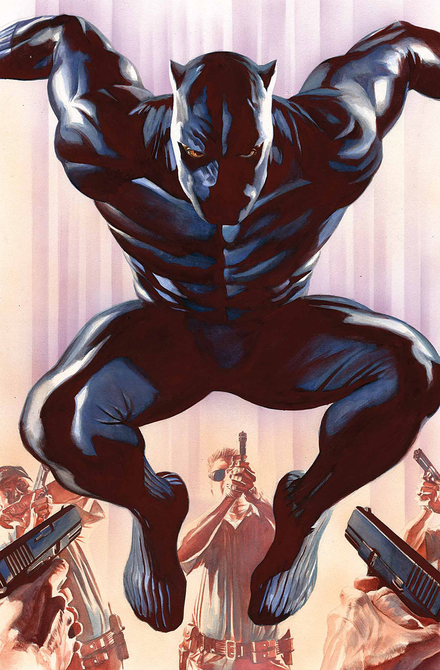 Black Panther #1, variant cover di Alex Ross