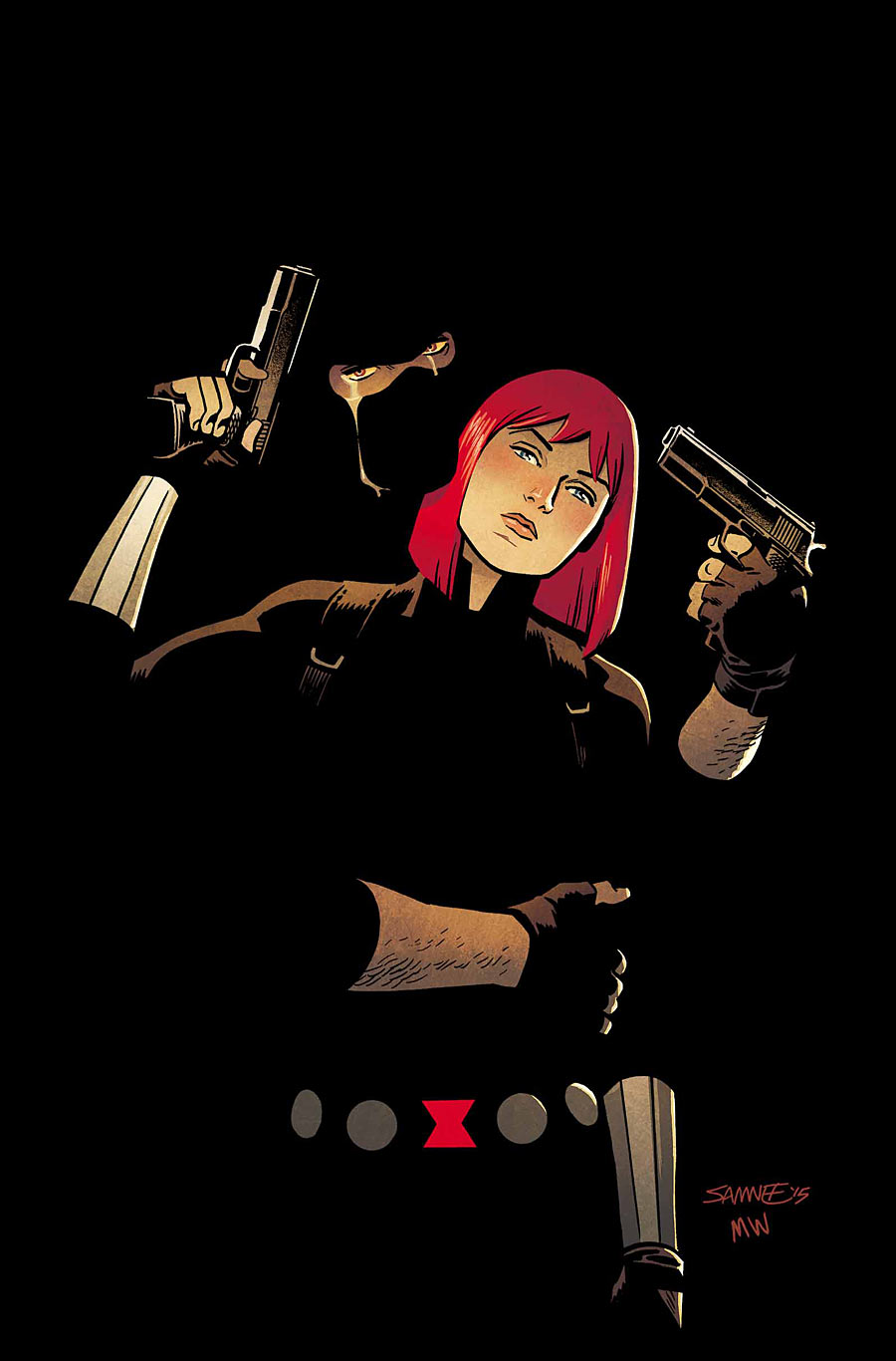 Black Widow #2, copertina di Chris Samnee