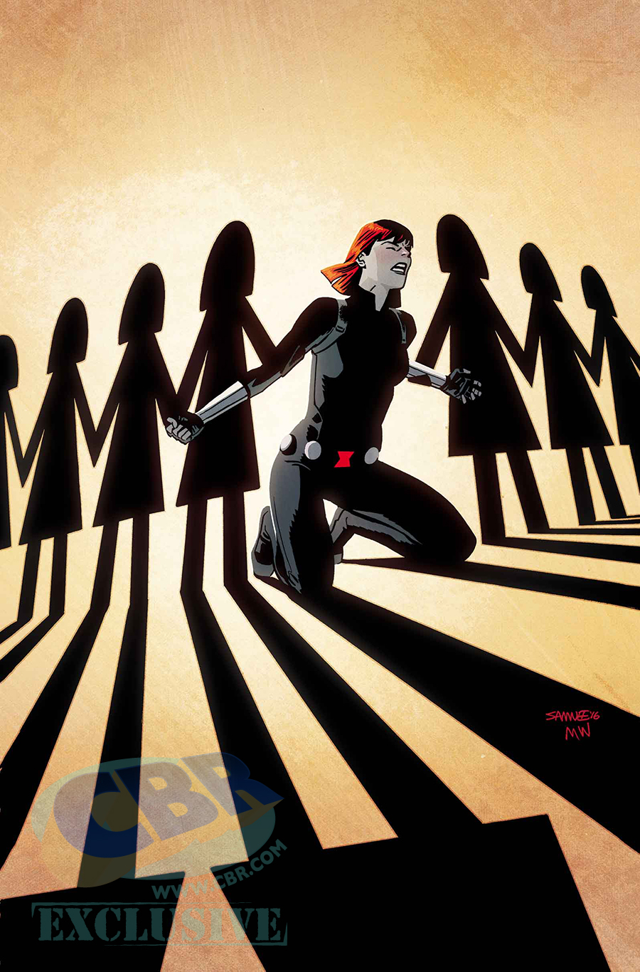 Black Widow #3, copertina di Chris Samnee