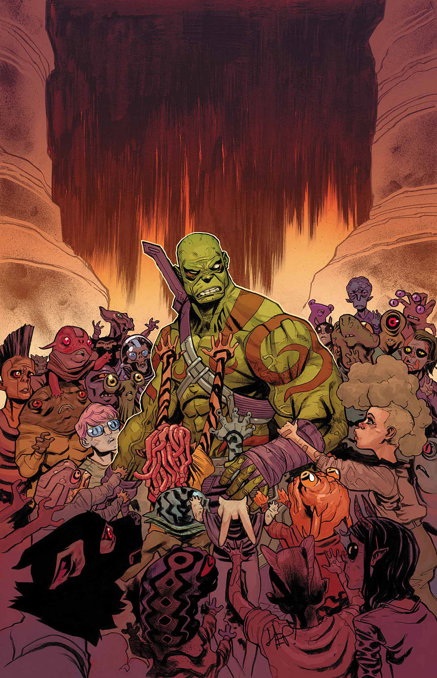 Drax #6, copertina di Scott Hepburn