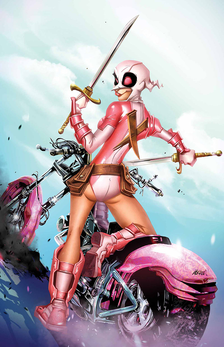 Umbelievable Gwenpool #1, variant cover di Francisco Herrera