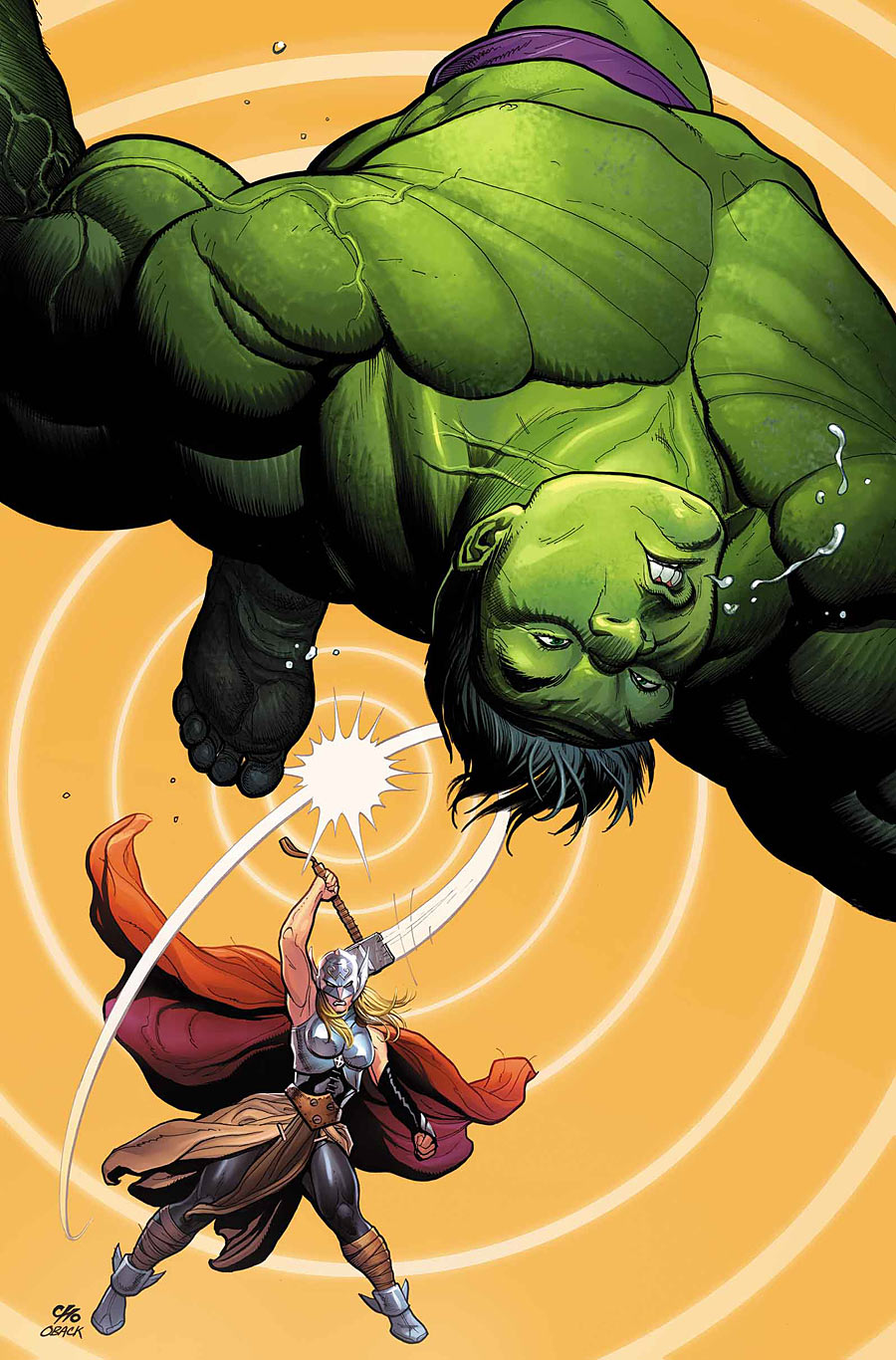 Totally Awesome Hulk #6, copertina di Frank Cho