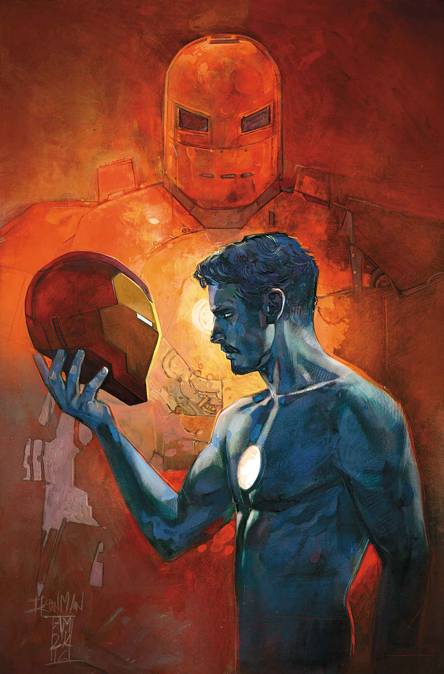 International Iron Man #3, copertina di Alex Maleev