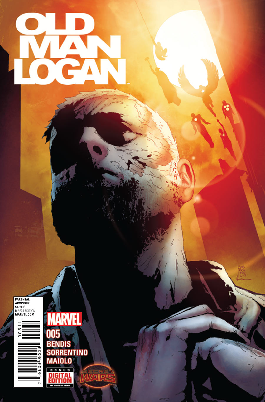 Old Man Logan #5, copertina di Andrea Sorrentino