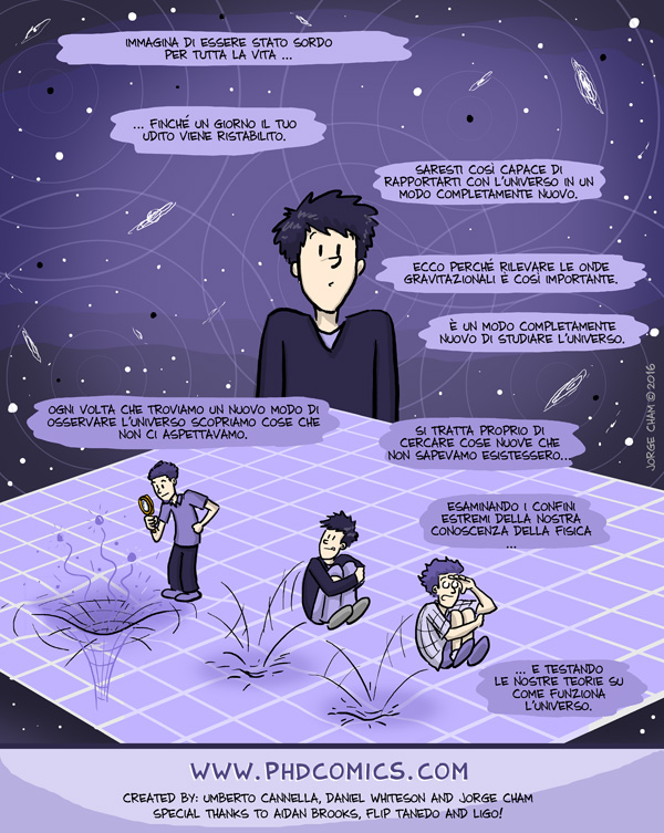 Phd Comics, onde gravitazionali 03
