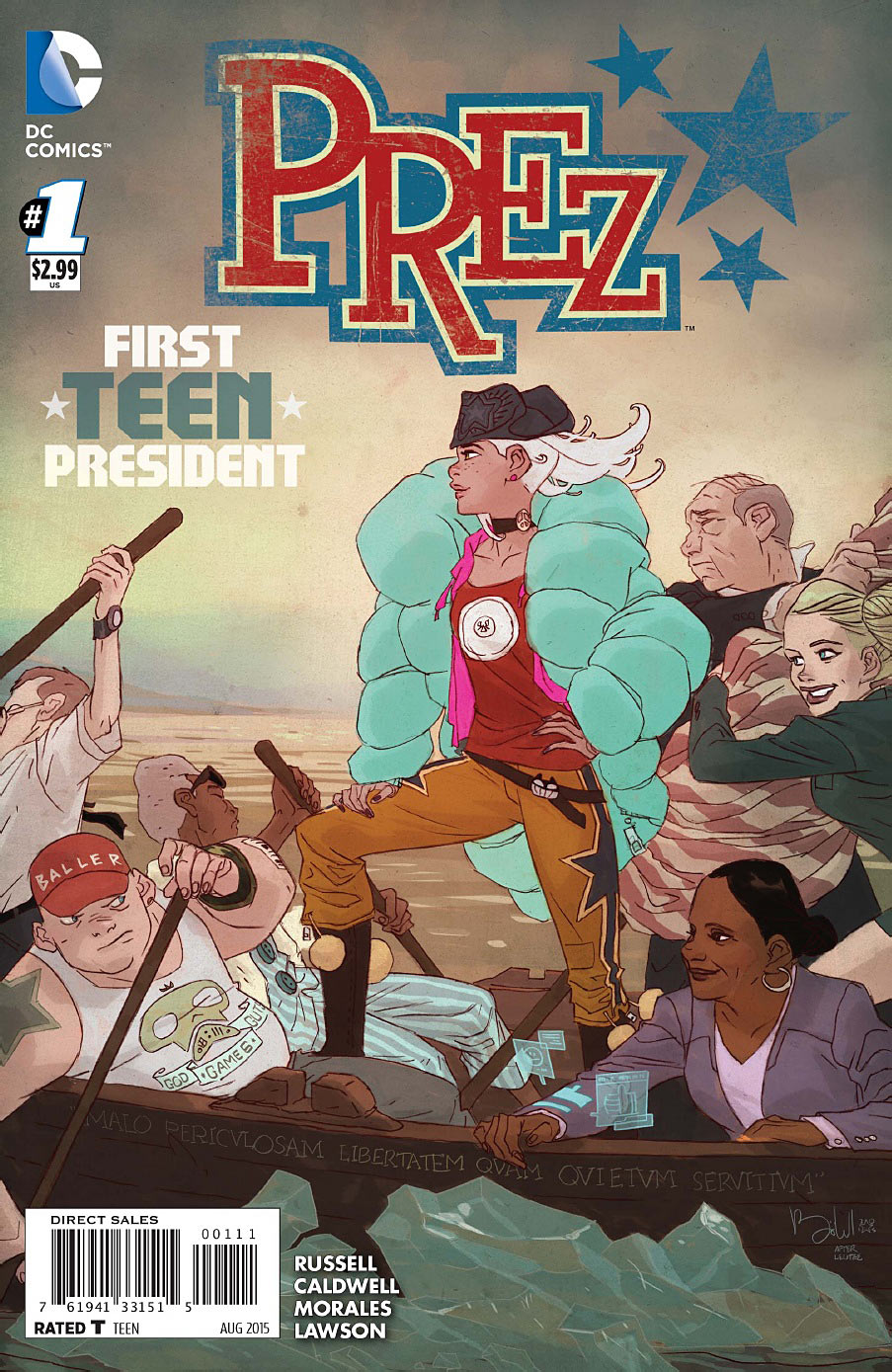 Prez #1, copertina di Ben Caldwell