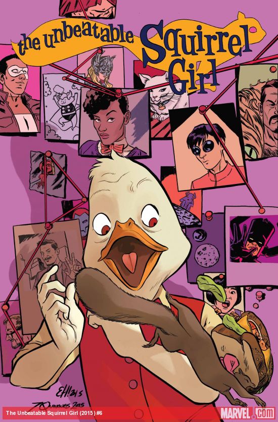 Unbeatable Squirrel Girl #6, copertina di Erica Henderson