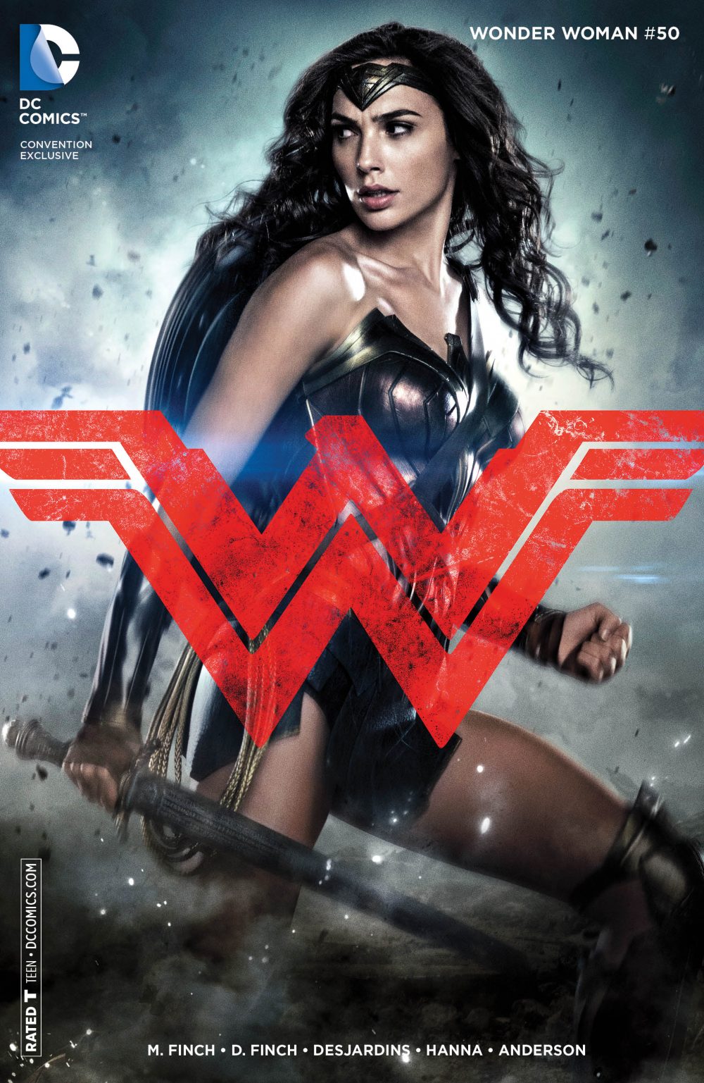 Wonder Woman #50, copertina variant Batman v Superman