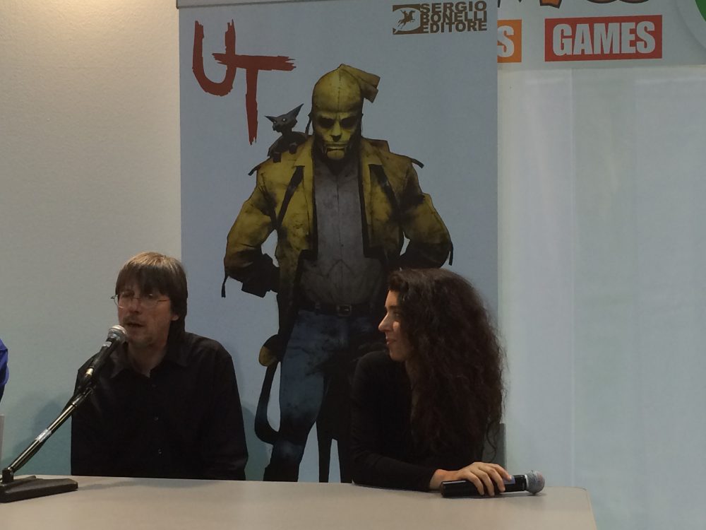 Cartoomics 2016 - Corrado Roi e Paola Barbato presentano UT