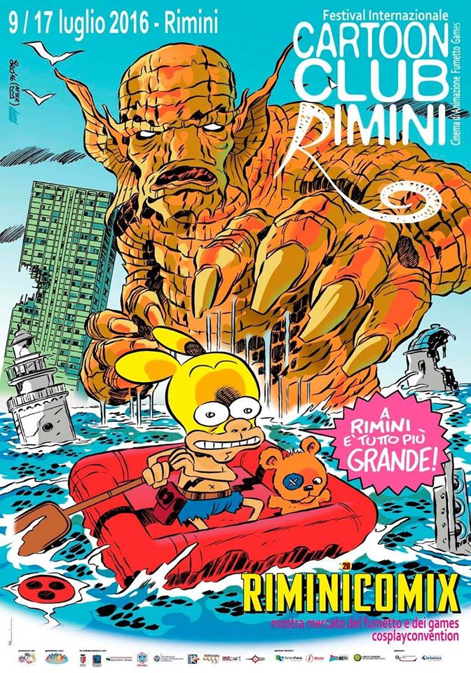 Riminicomix, la locandina di Leo Ortolani