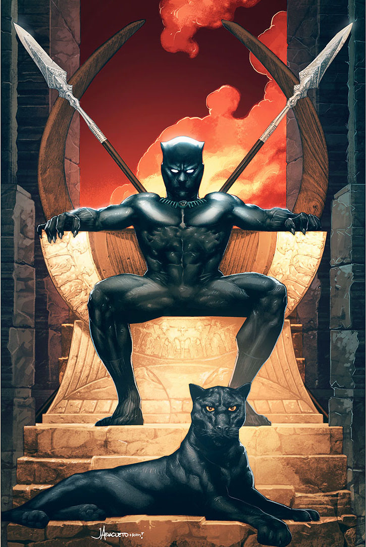 Black Panther #4, variant cover di Jay Anacleto