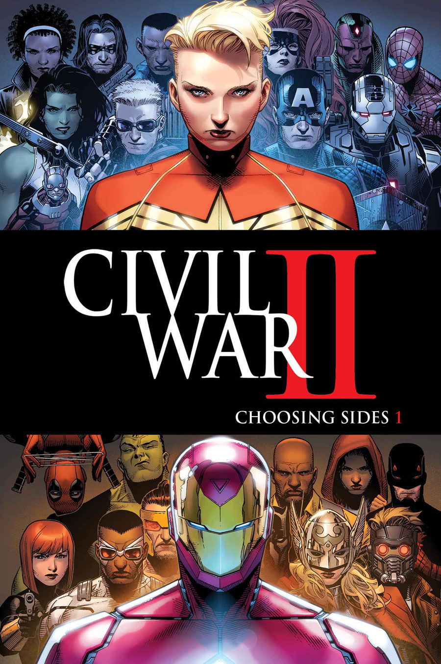 Civil War II: Choosing Sides, copertina di Jim Cheung