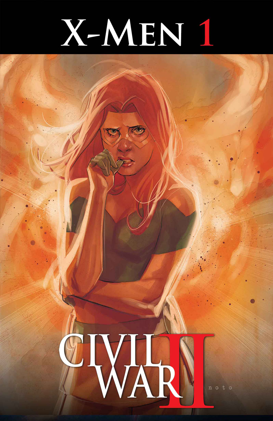 Civil War II: X-Men #1, variant cover di Phil Noto