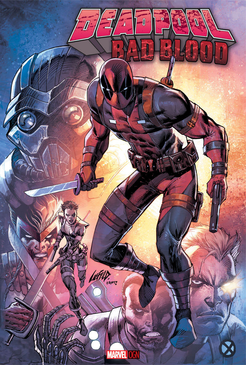 Deadpool: Bad Blood, copertina di Rob Liefeld