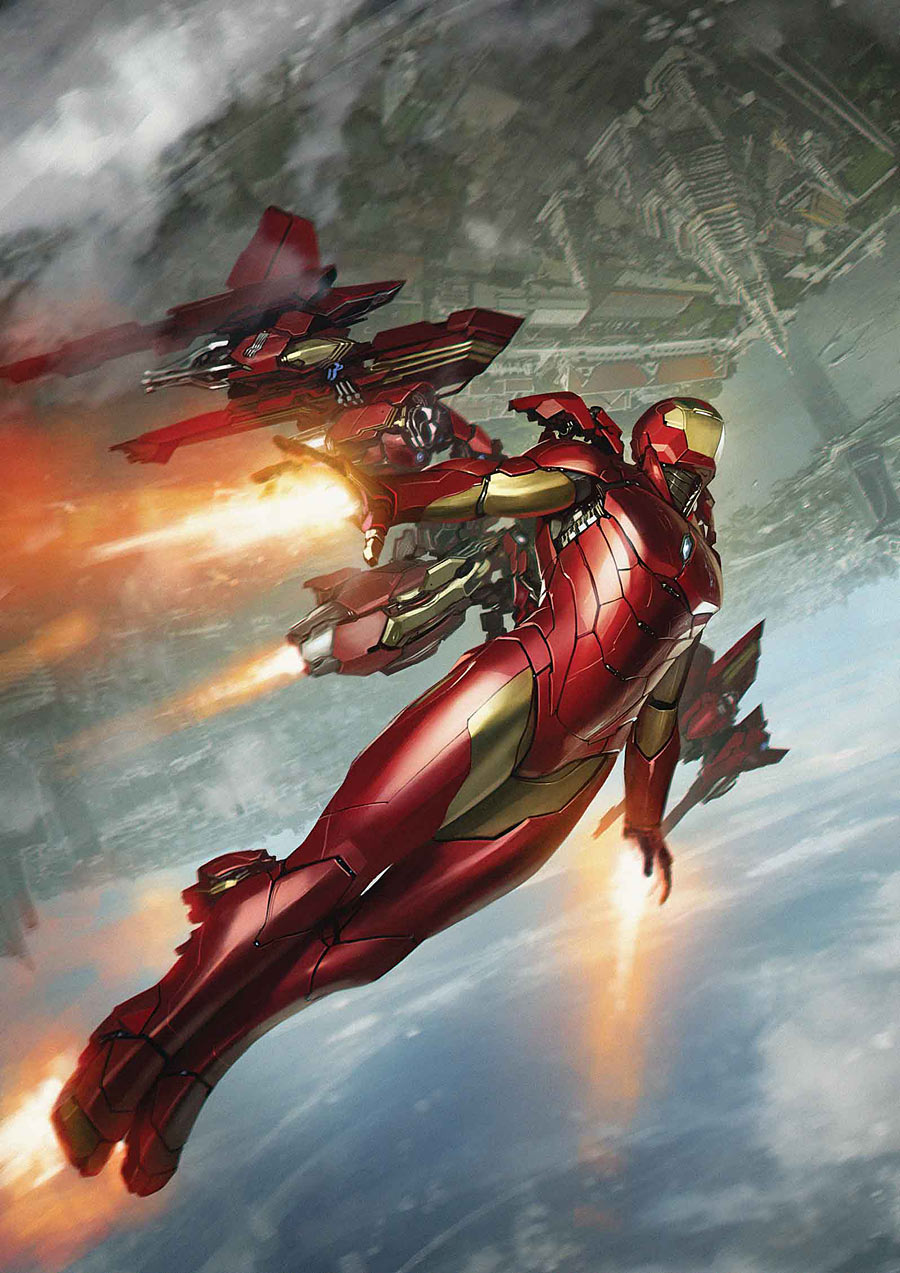 International Iron Man #3, variant cover di Skan